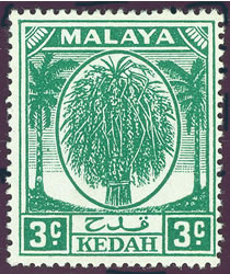 Stamp Auction - Malaiische Staaten - Kedah - Philately: ASIA single lots  including Special Catalog Malaya Auction #39 Day 3, lot 9064