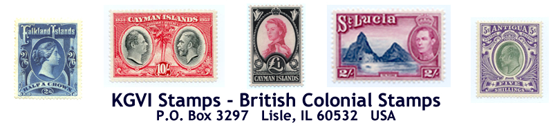 kgvi stamps home page - stamps for collectors
